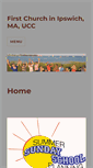 Mobile Screenshot of firstchurchipswich.org